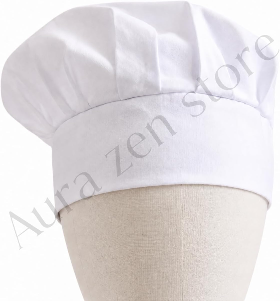 White Unisex Ebbo – Hat Adjustable Santeria Head Covering for Adults 2