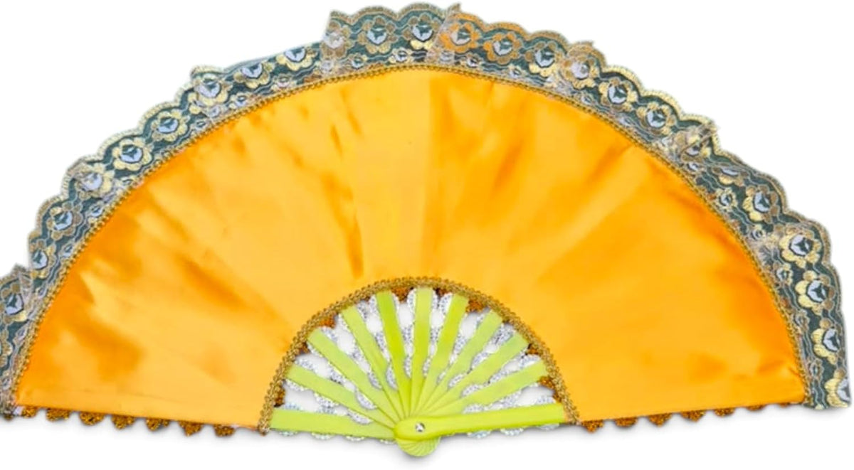 Abanicos Yoruba Decorado Santeria Spiritual Altar Decoration Santo Religious Fan Oshun