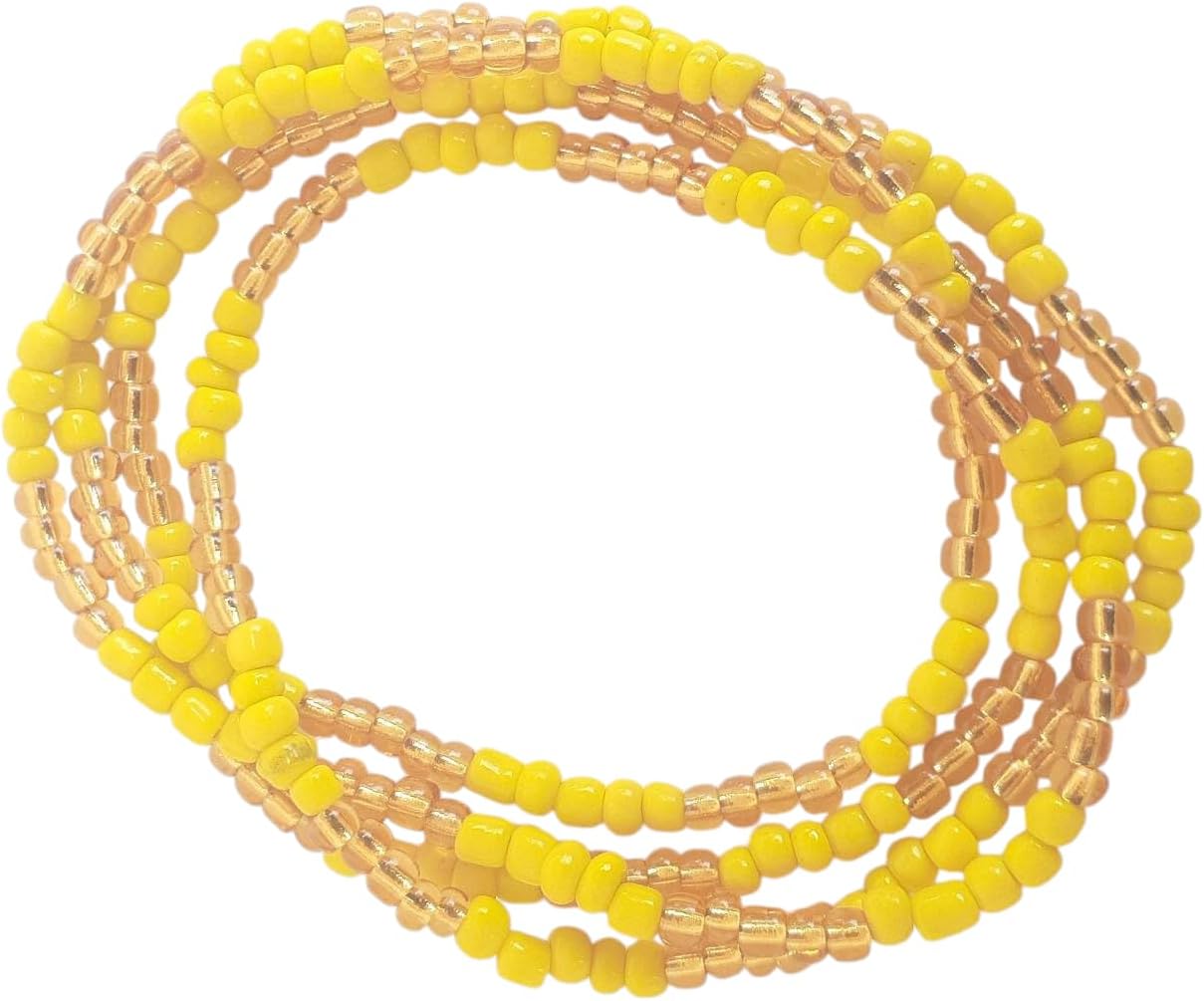 Santeria Beaded Necklaces – Handmade Orula Traditional Orisha Elekes Colors Protection Jewelry for Spiritual Rituals and Devotion