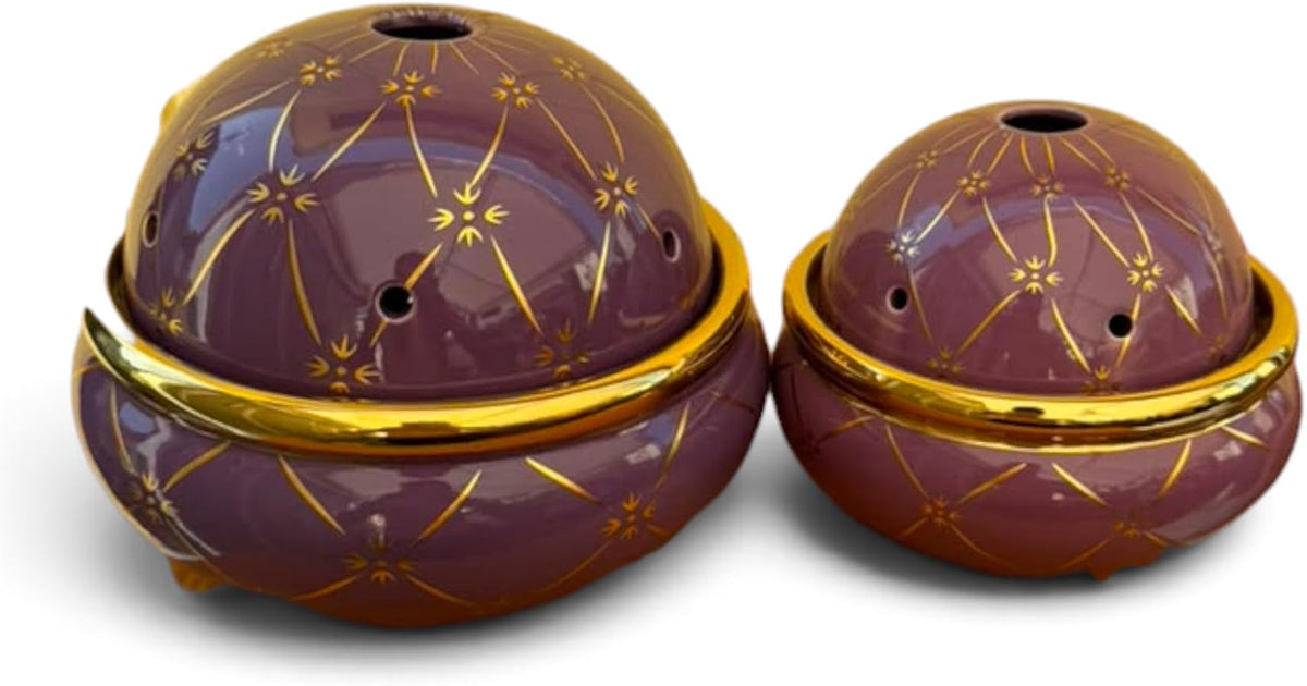 Sopera San Lazaro Babaluaye Decoration - Yoruba Santeria Pot Purple, Brown & Black, Purple, Large Pu