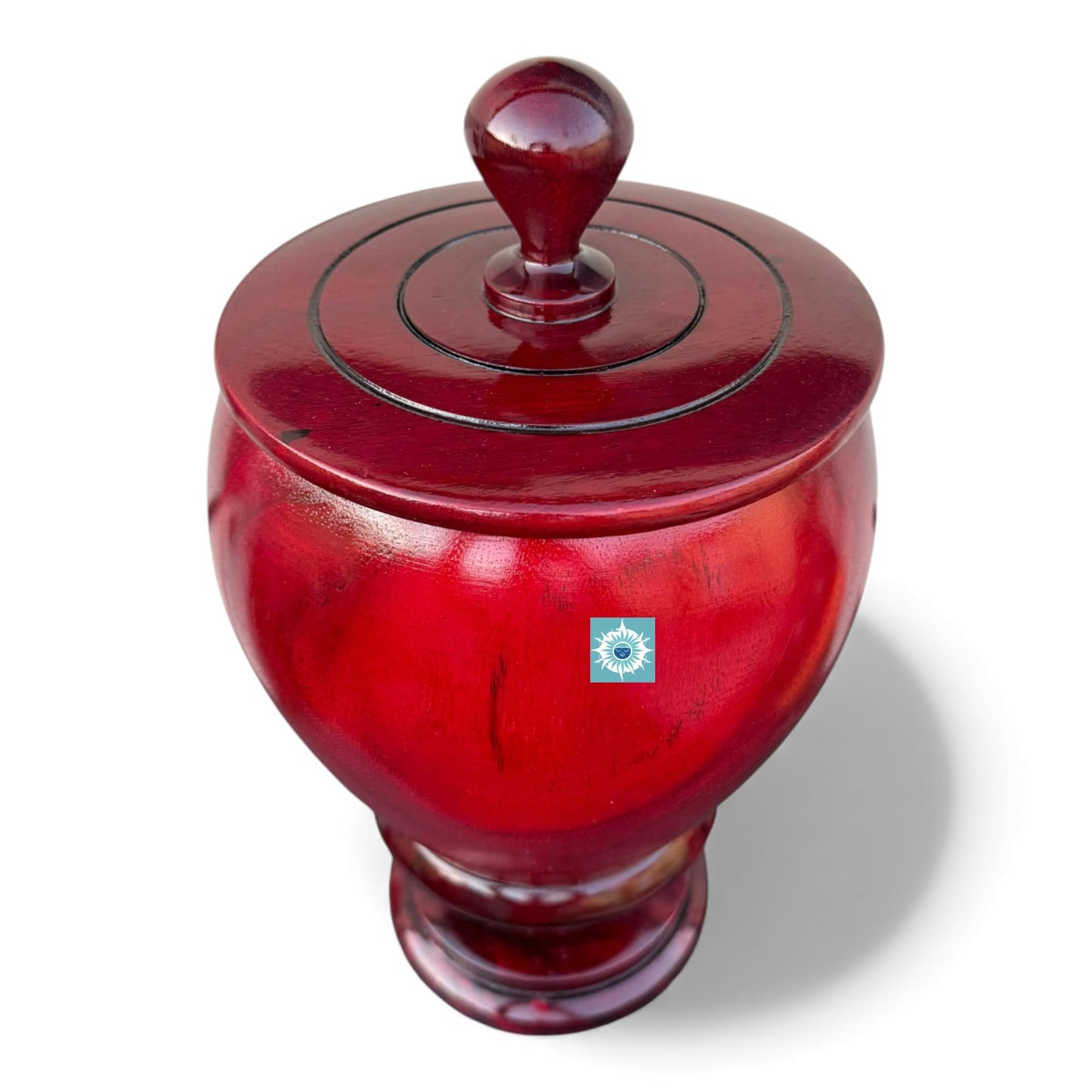 Agayu Algayu Wooden Lebrillo with Lid – Santeria/Regla de