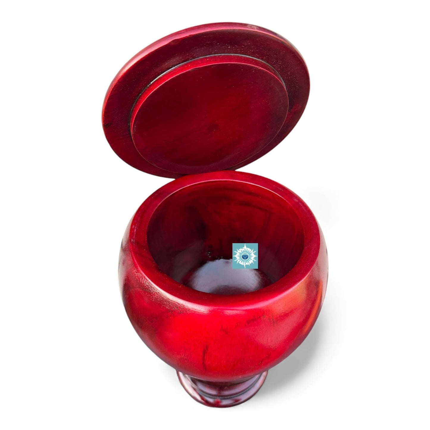 Agayu Algayu Wooden Lebrillo with Lid – Santeria/Regla de