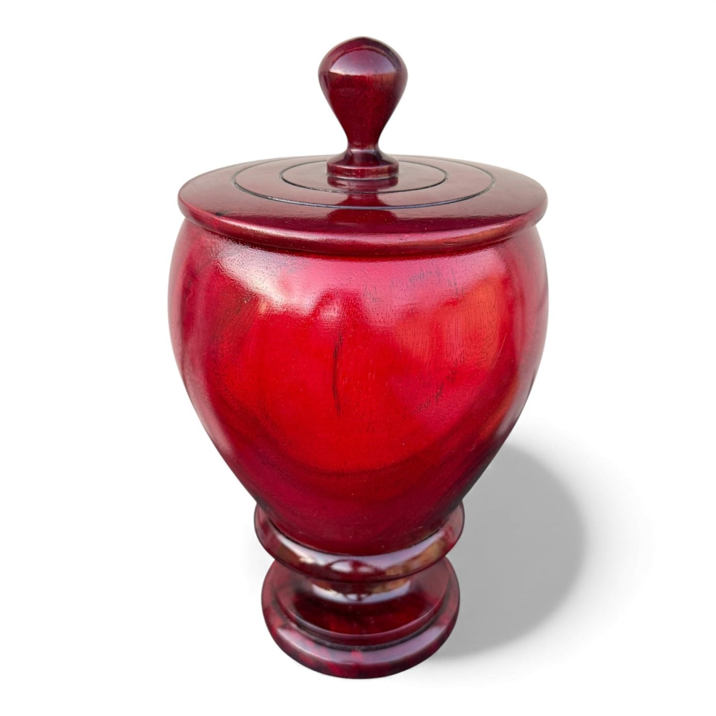 Agayu Algayu Wooden Lebrillo with Lid – Santeria/Regla de