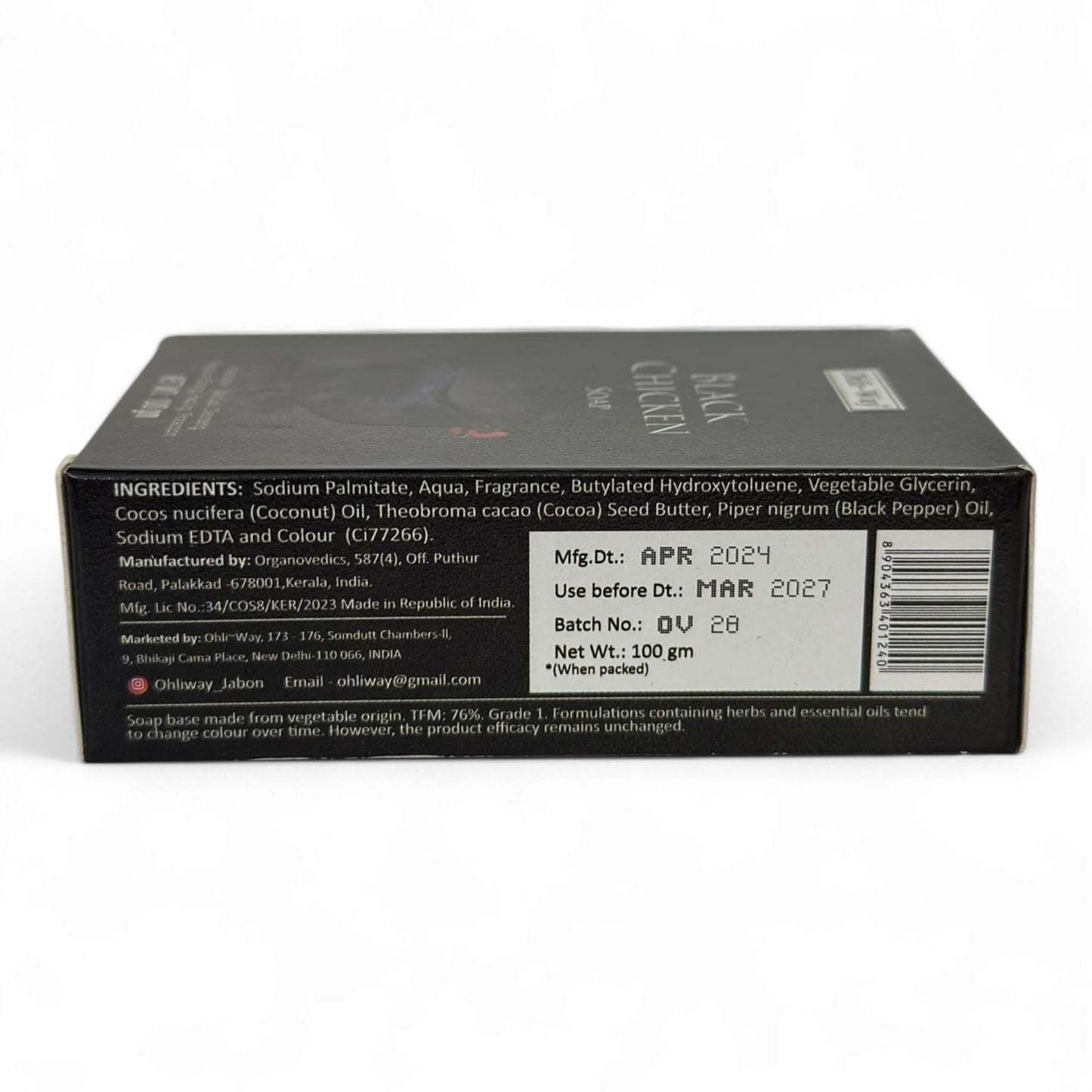 Black Chicken Soap 100g – Spiritual Cleansing & Protection