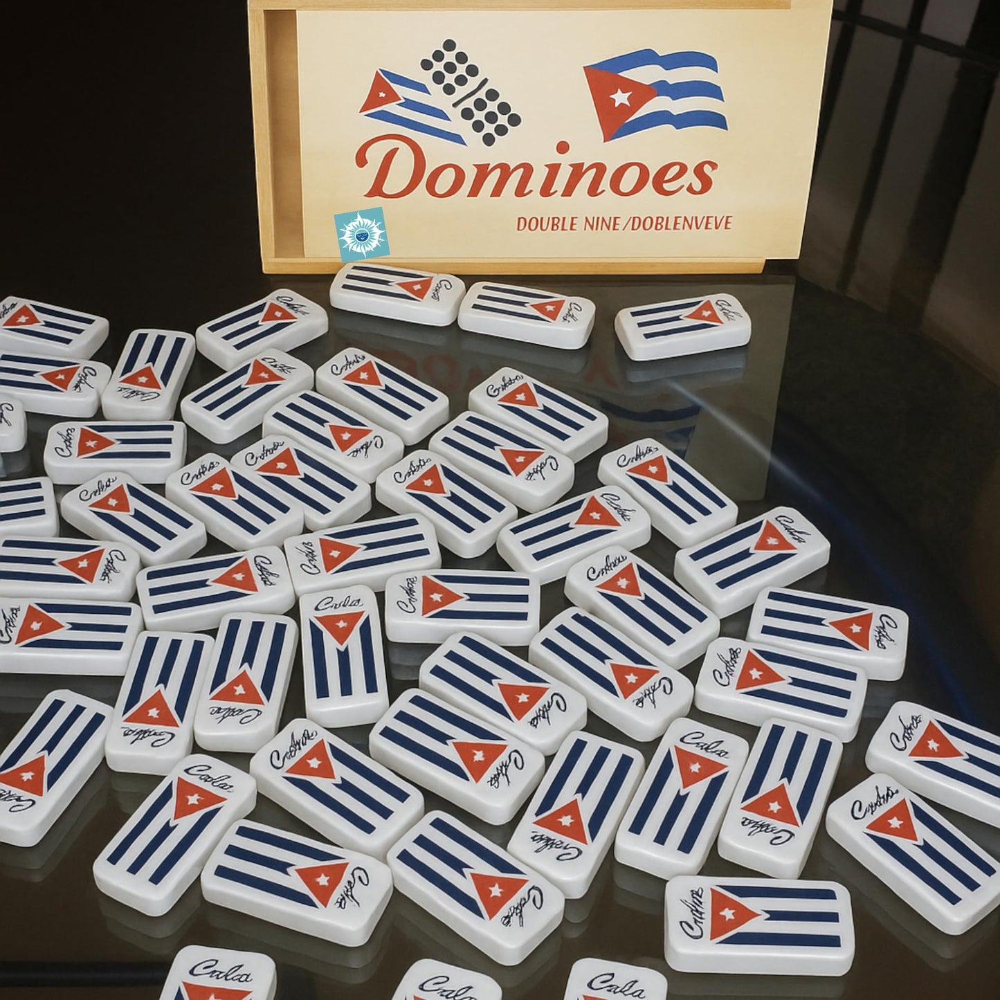 Cuban Dominoes Set Double 9