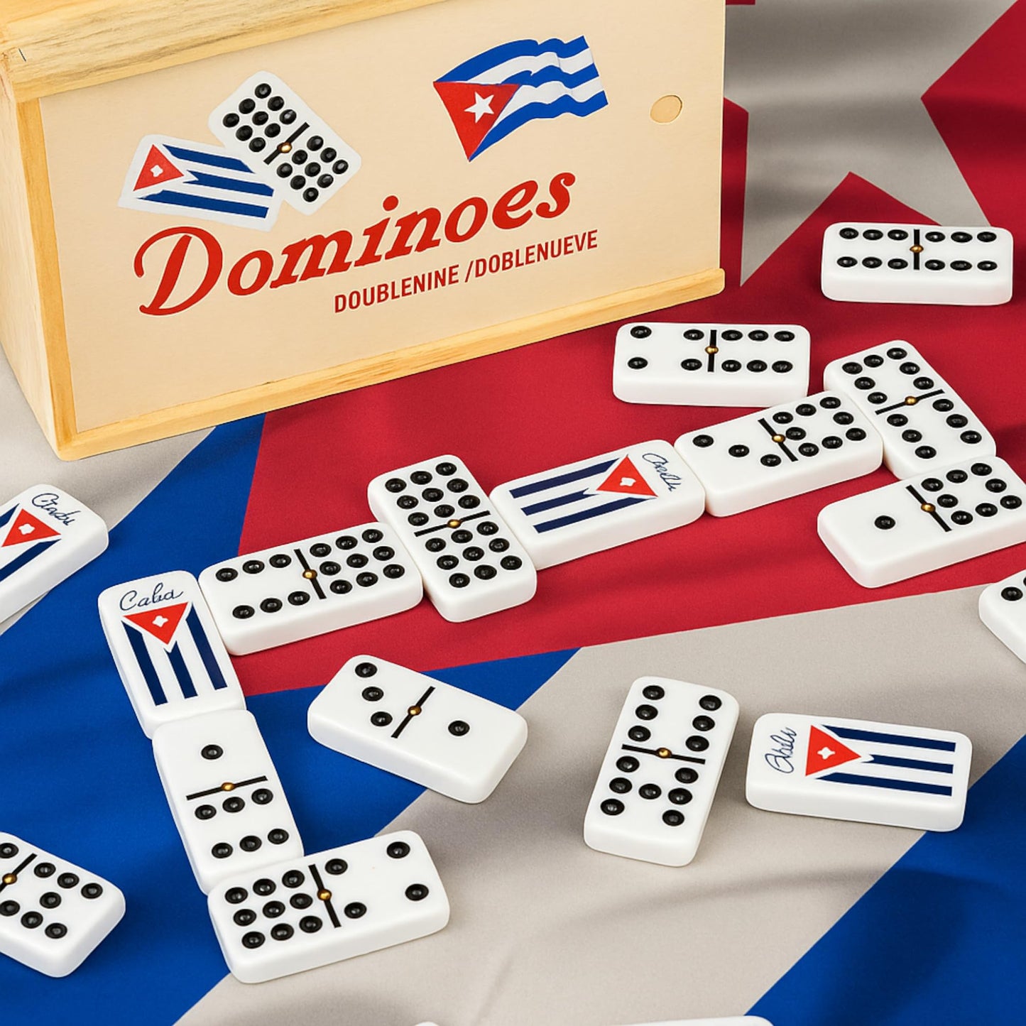 Cuban Dominoes Set Double 9