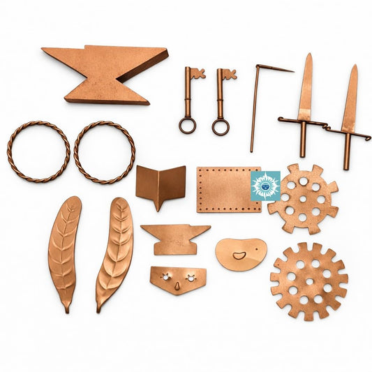 Obba Tools  –  Herramientas de Obba – 17 Pcs Sacred Orisha