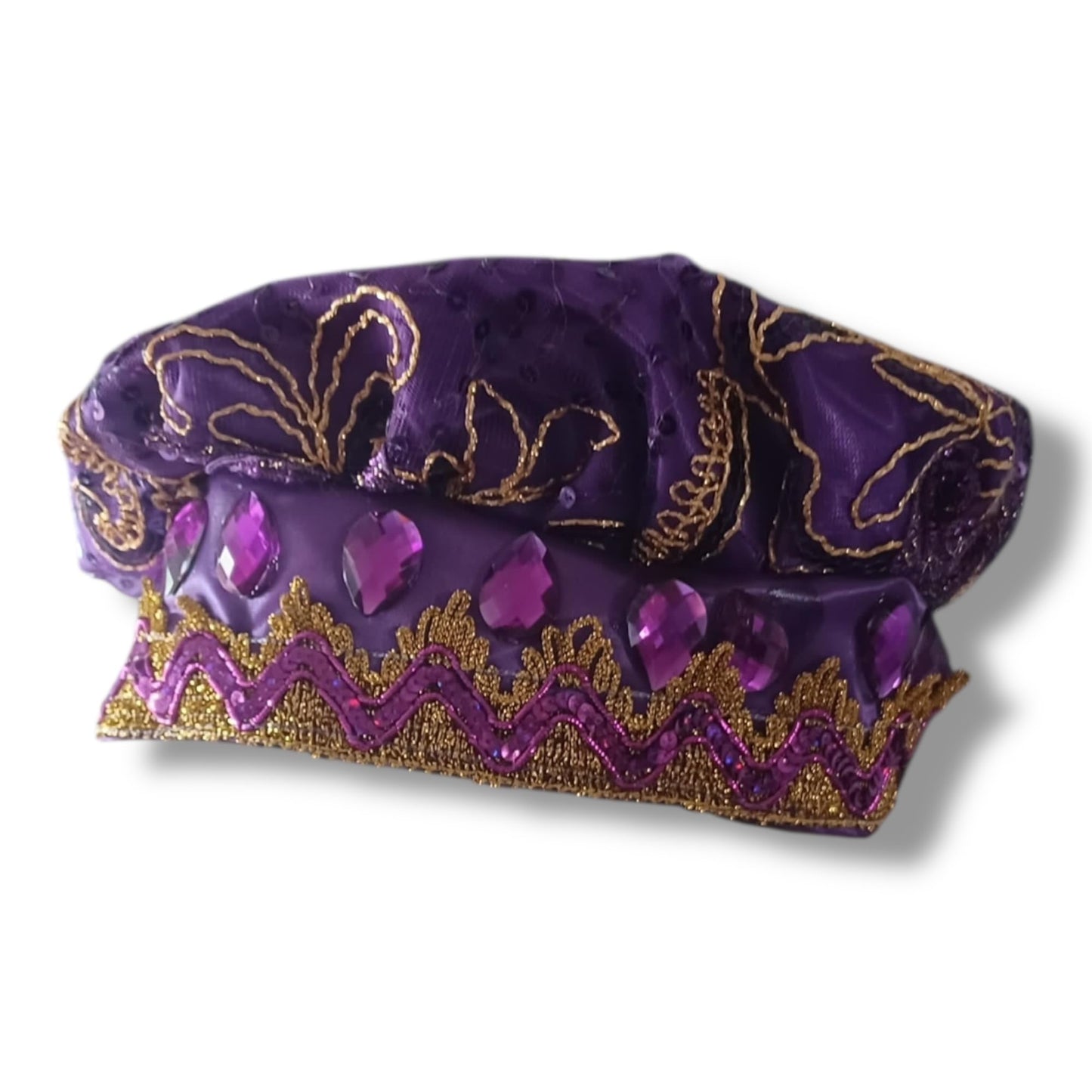 Babalu Aye Babalu-Aye Santeria Crown Hat – Purple Gorro de