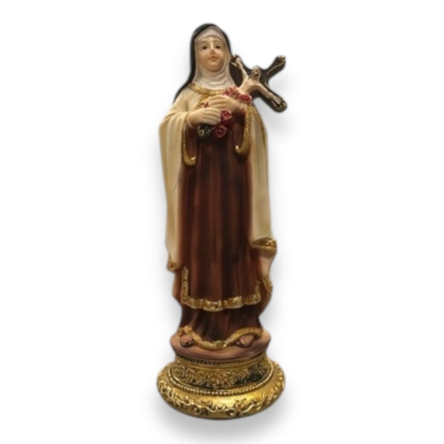 Santa Theresa  –  8" Saint Theresa Religious Statue Figurine