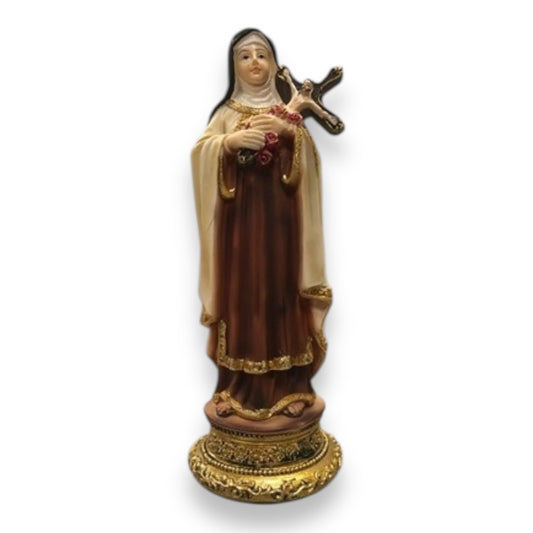 Santa Theresa  –  8" Saint Theresa Religious Statue Figurine