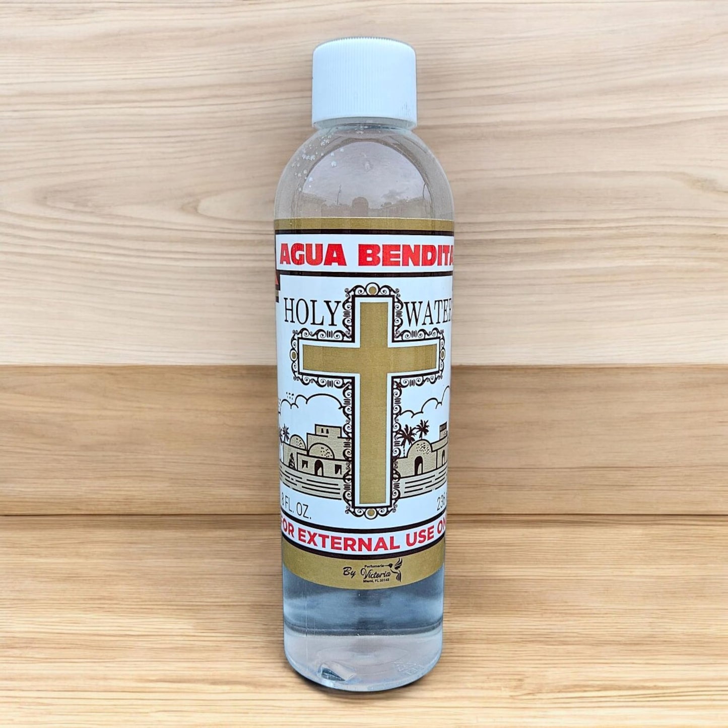 Holy Water 8oz Agua Bendita by Victoria – Catholic Blessed
