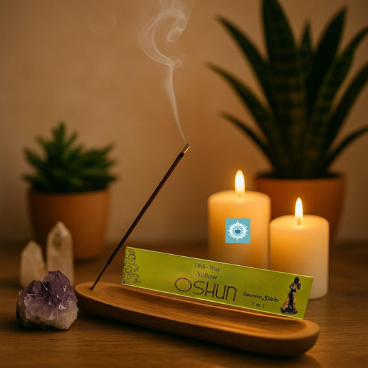 Oshun Yellow Incense Sticks by Ohli-Way – 7-in-1 Spiritual