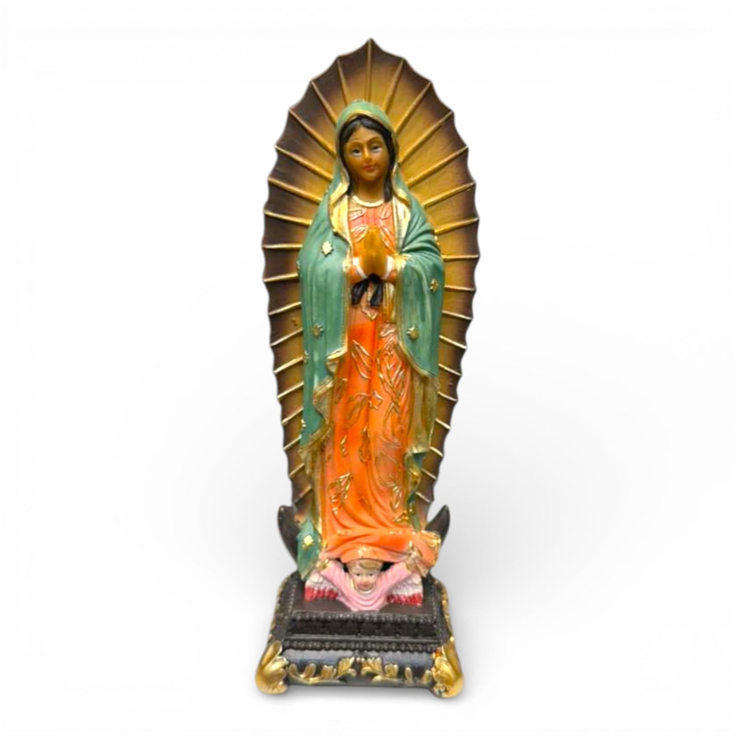 Virgin of Guadalupe Statue 8 Inch – Our Lady of Guadalupe