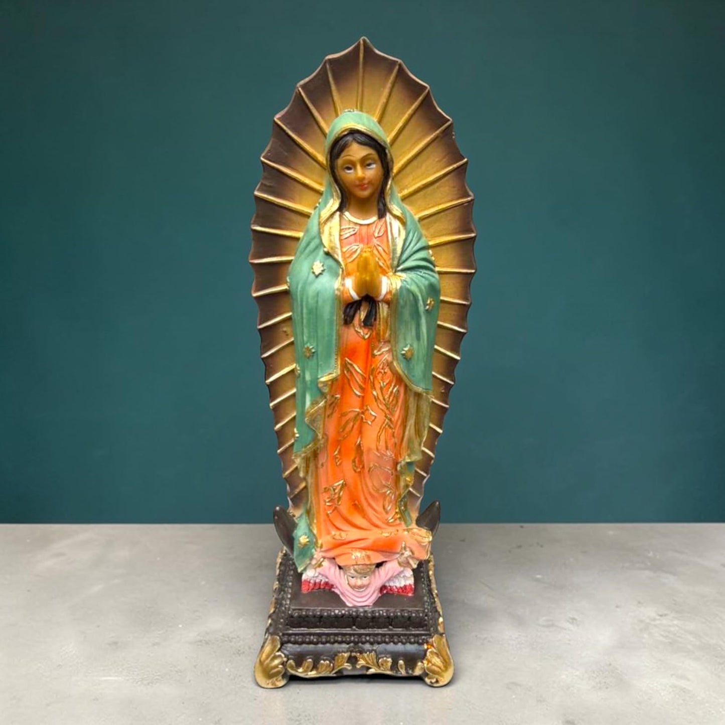 Virgin of Guadalupe Statue 8 Inch – Our Lady of Guadalupe