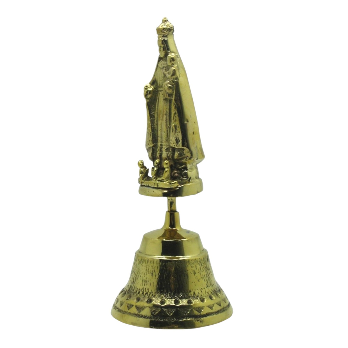Bronze Bell – Virgen del Cobre (Our Lady of Charity), 6.5"