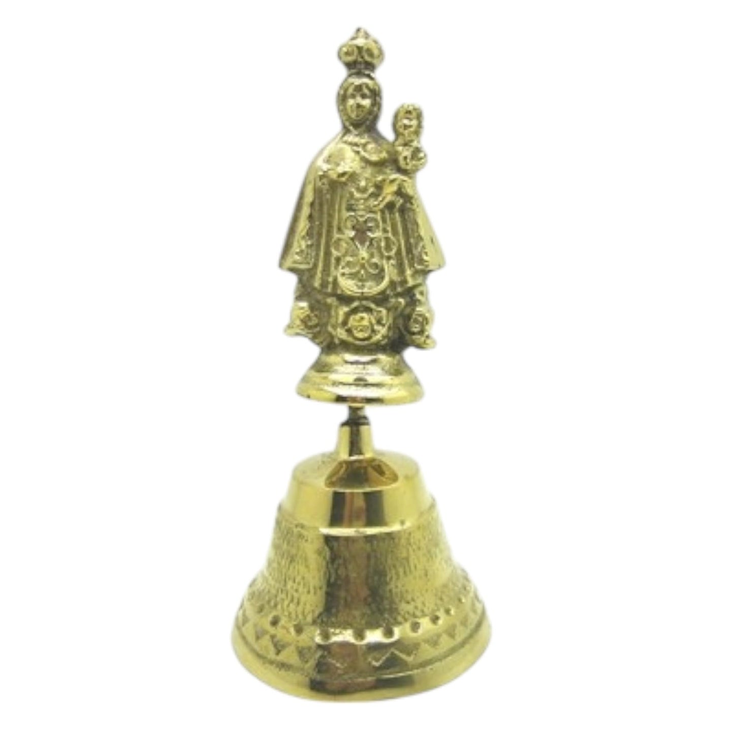 Bronze Bell – Virgin of Regla (Our Lady of Regla), 7" Tall