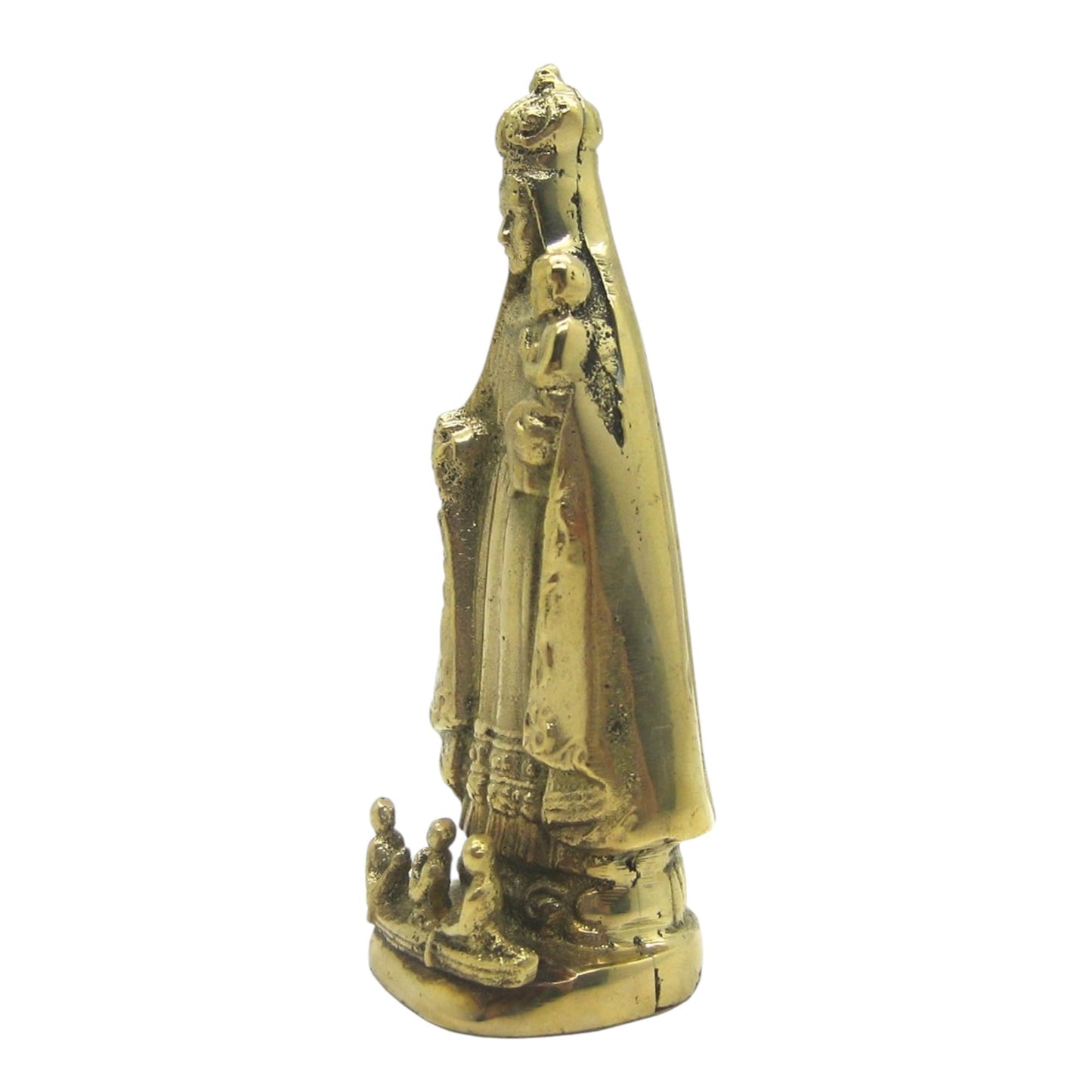 Virgen del Cobre Bronze Figurine 4" – Our Lady of Charity