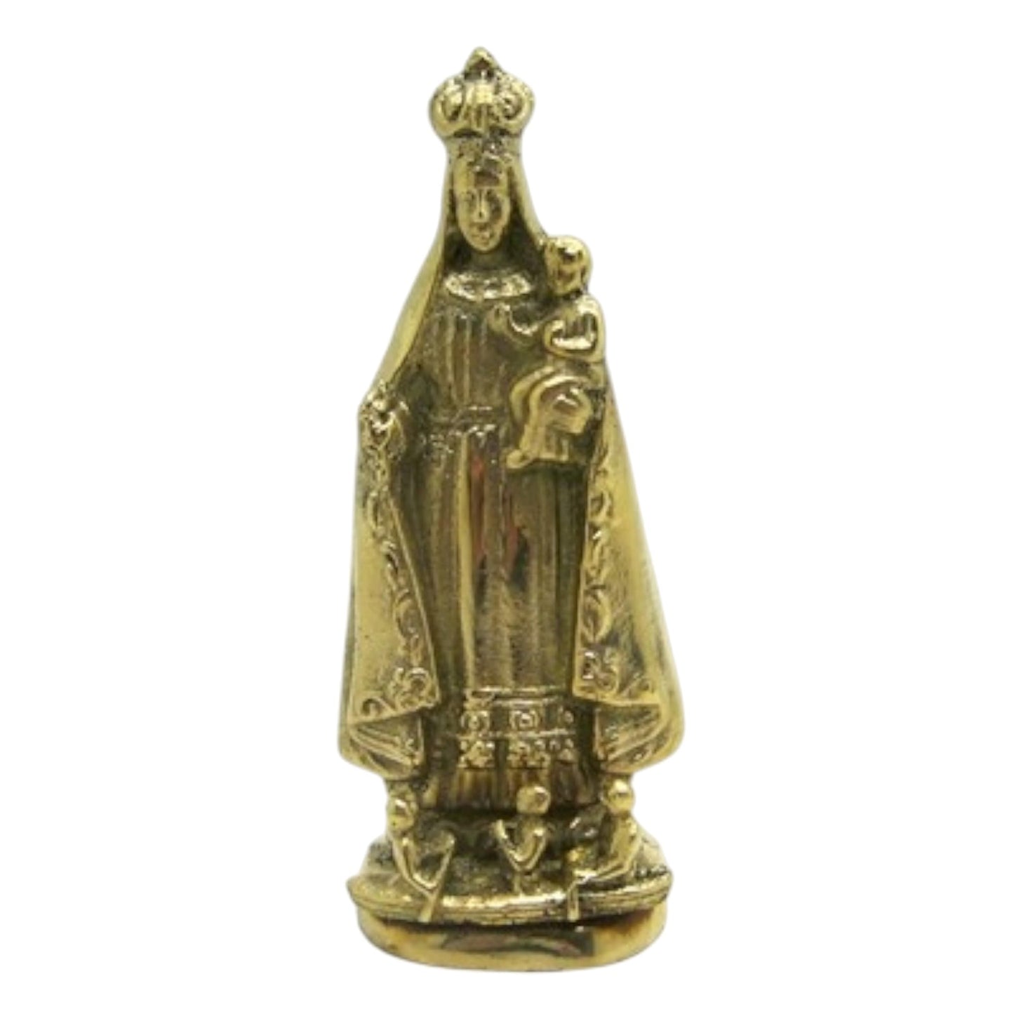 Virgen del Cobre Bronze Figurine 4" – Our Lady of Charity