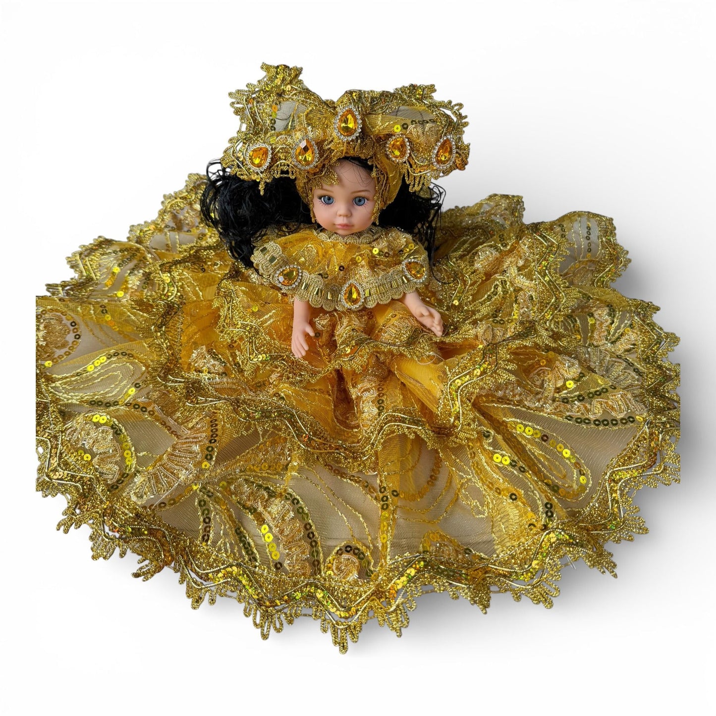 Oshun Santeria Doll 12 Inch – Muneca Orisha Ochun Yoruba