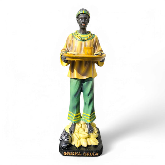 Orisha Orula Statue Figurine  –  8" Spiritual Yoruba Decor