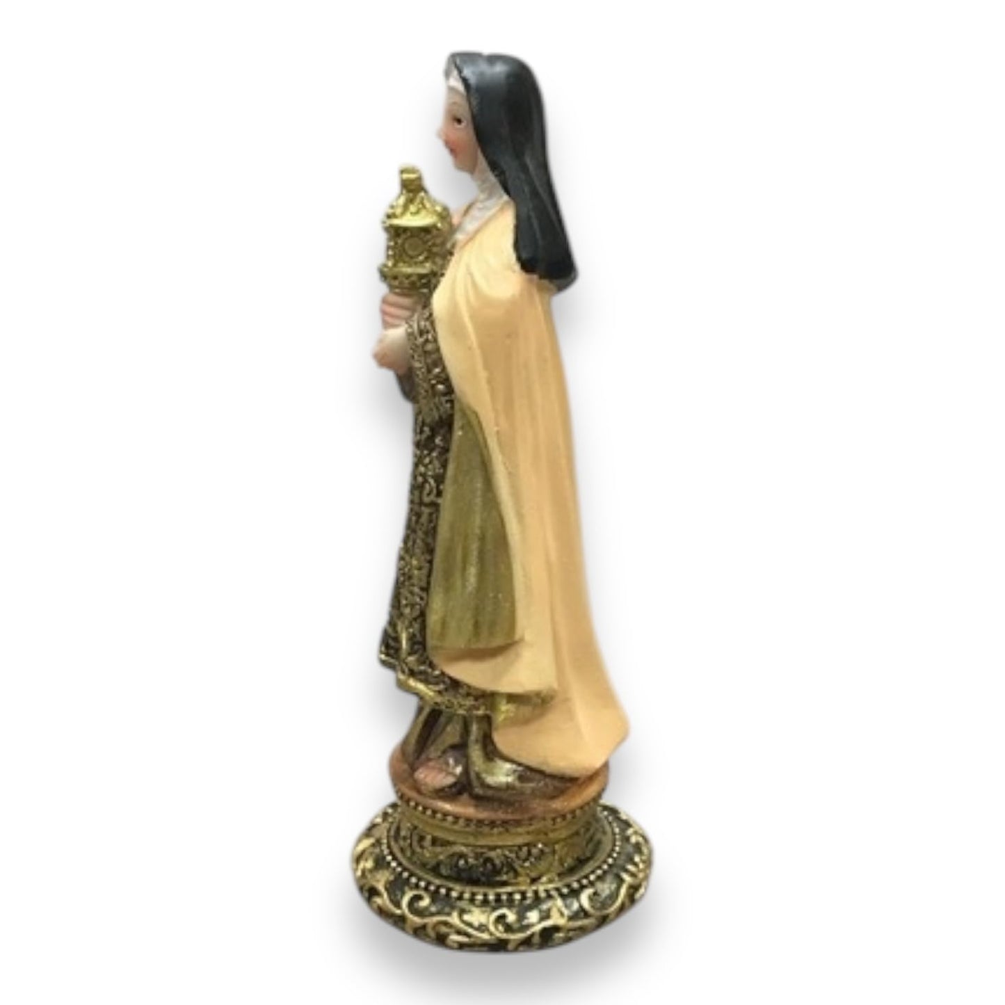 Santa Clara  –  5" Saint Clare Religious Statue Figurine