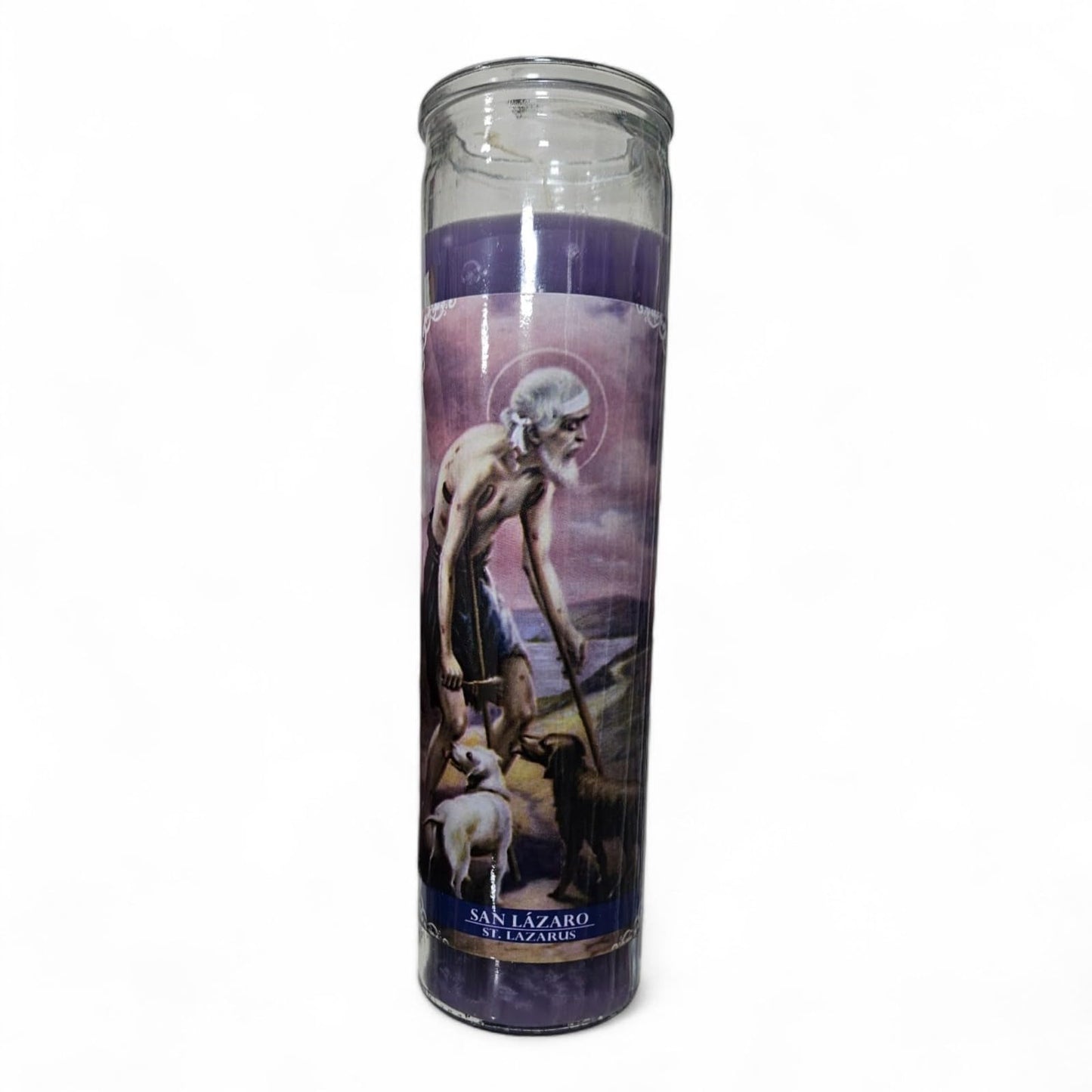 Babalu Aye – Prayer Candle 7 Day ST. Lazarus 8" Vela de San