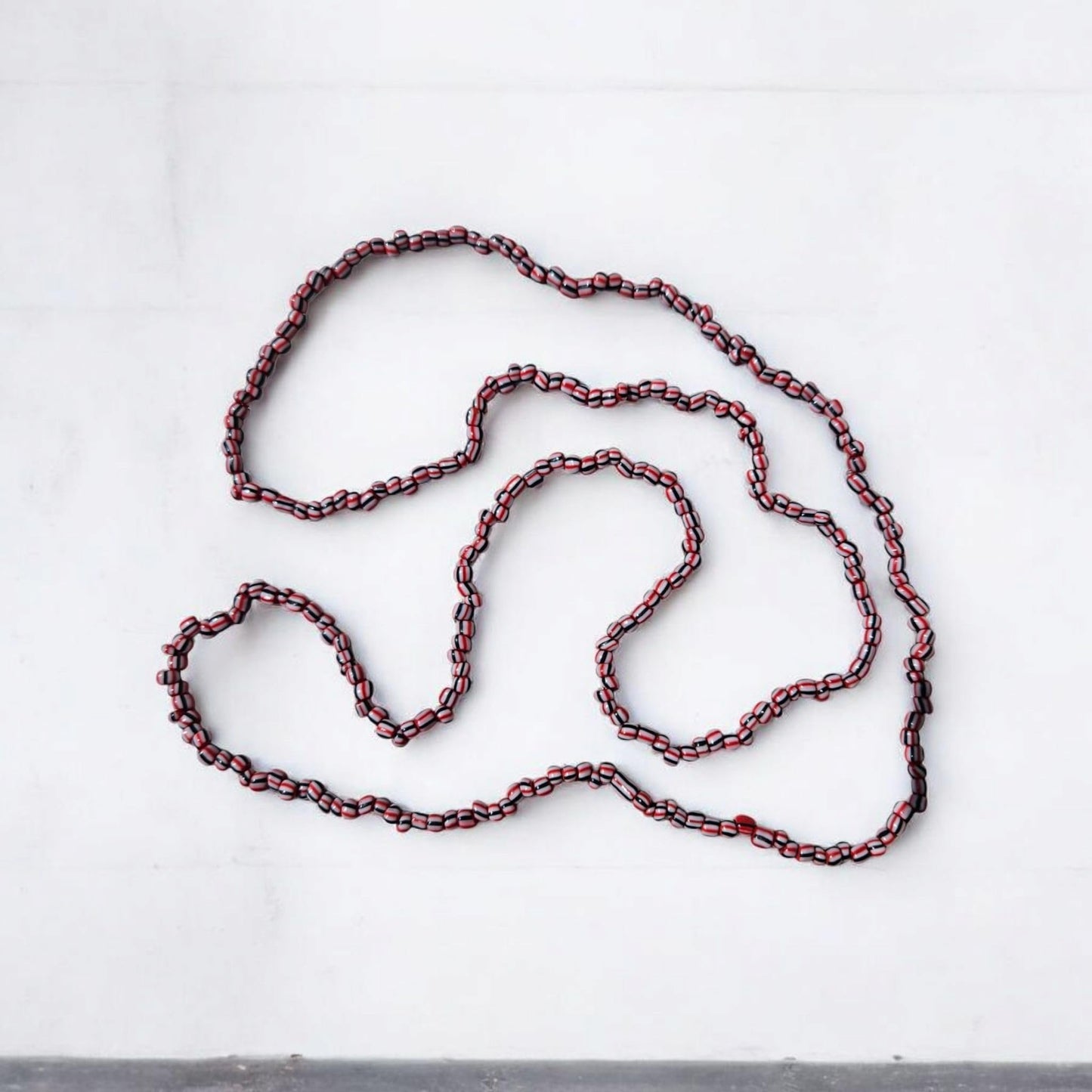 Oya Collar de  Santeria Necklace  –  Handmade Black, Red &