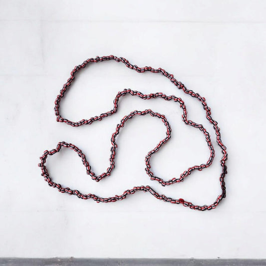 Oya Collar de  Santeria Necklace  –  Handmade Black, Red &