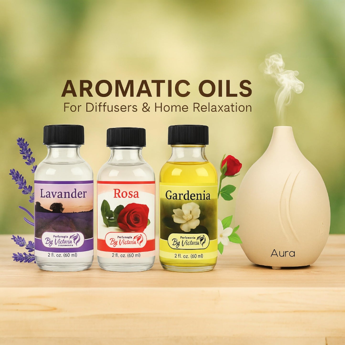 Aromatherapy Essential Oils Set – 3 Fragrance Oils