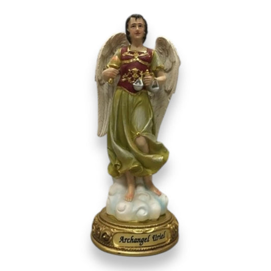 Saint Uriel The Archangel 8" Resin Figurine – Spiritual