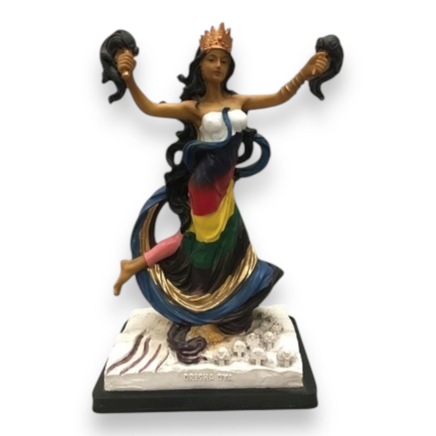 Oya Orisha 13.5" Resin Figurine – Divine Statue