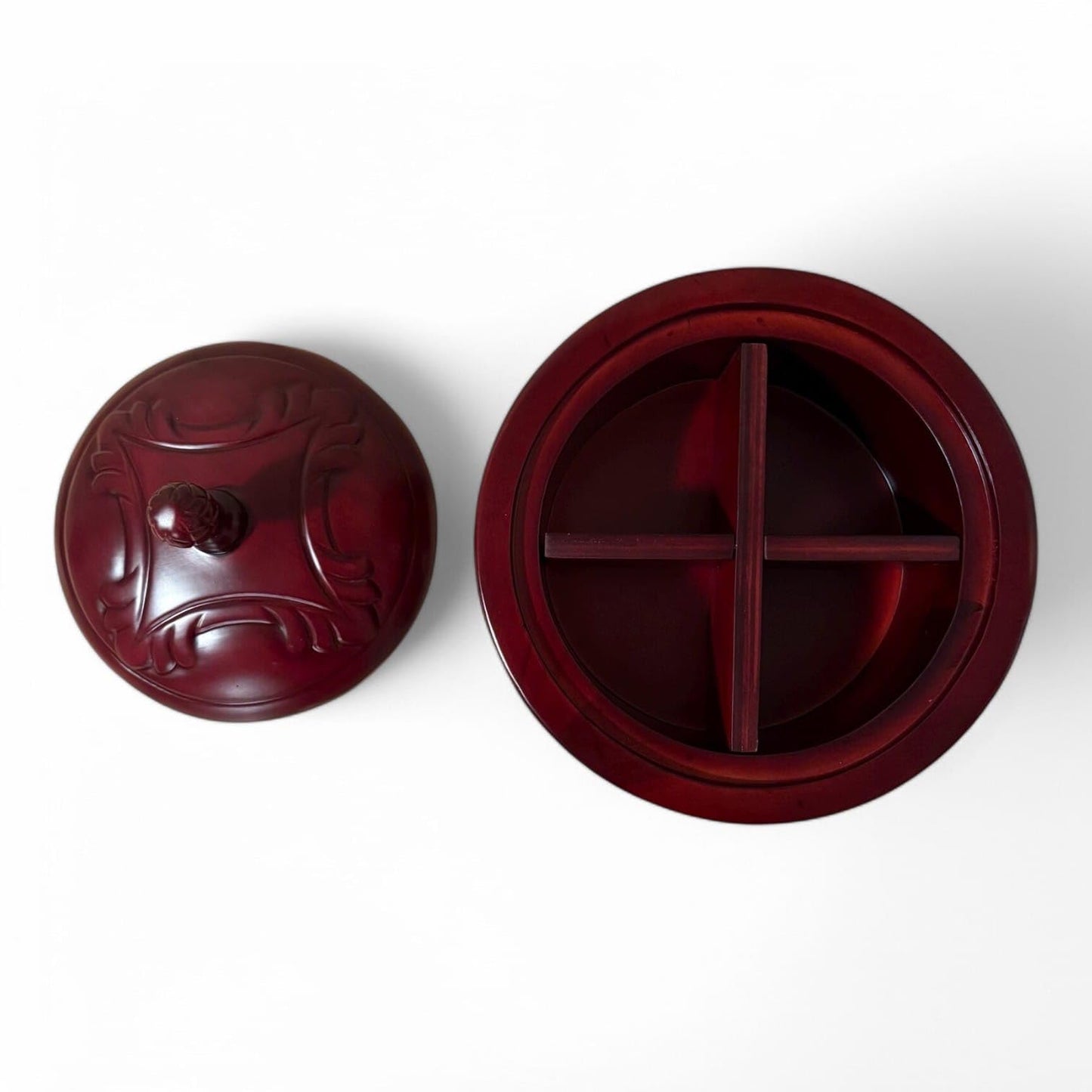 Chango Batea de , Orunmila y Shango Sopera, Ifa Wooden Pot