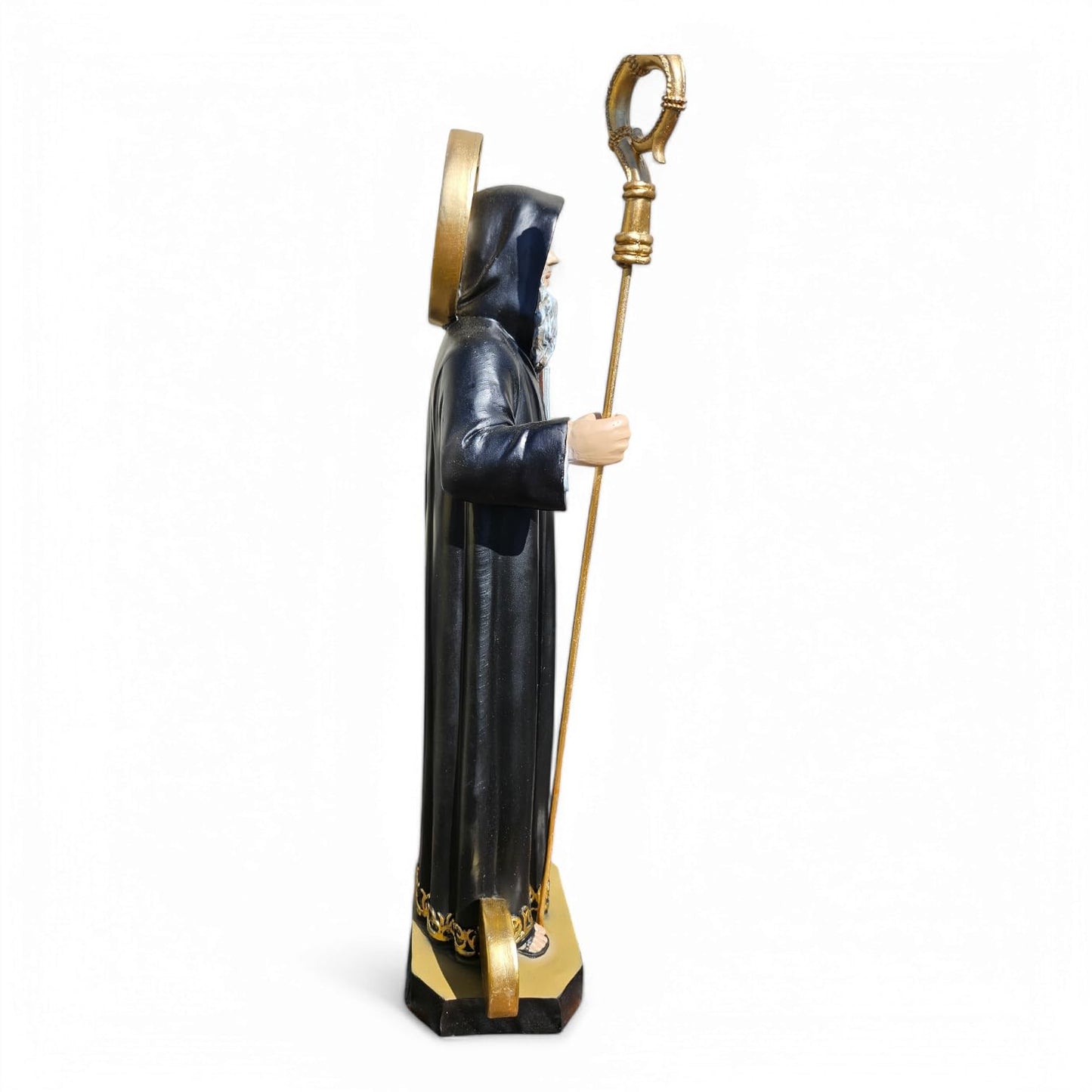 Saint Benedict 18” San Benito Estatua, Resin Figurine
