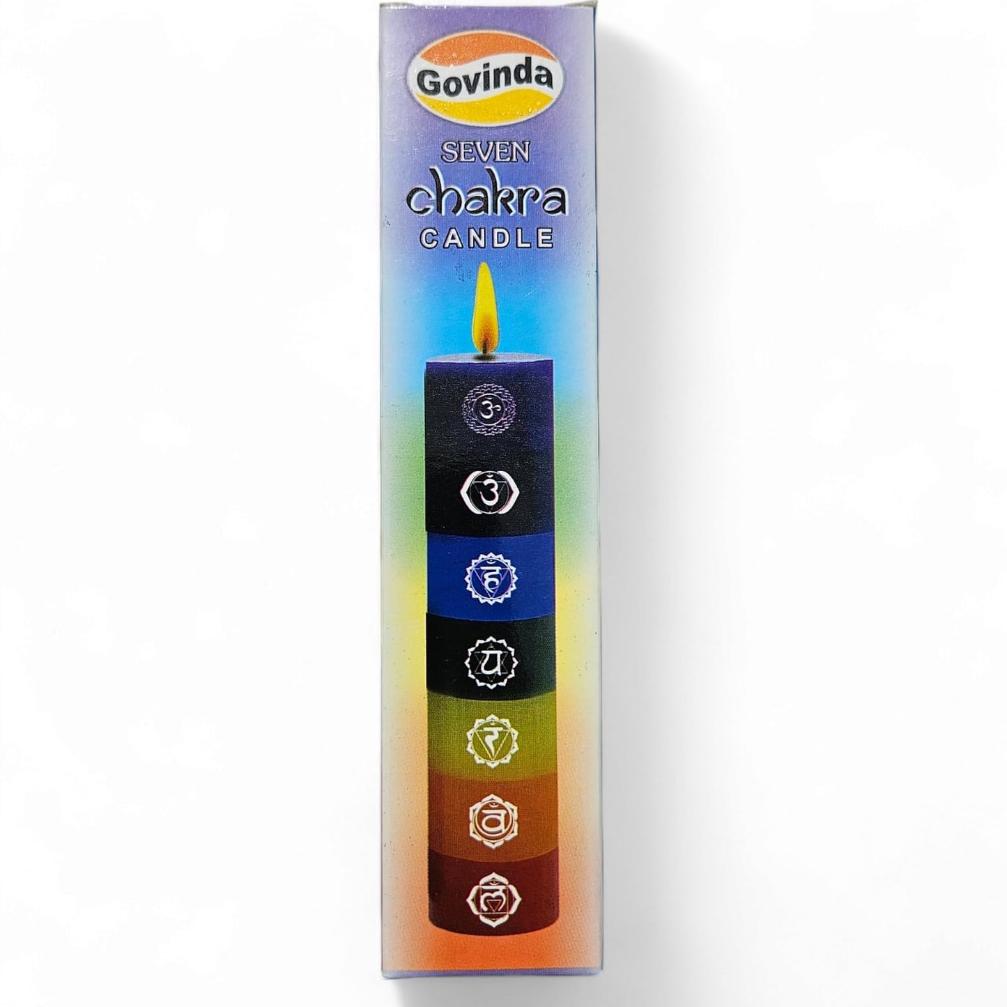 7 Chakra Candle – Multi-Color Layered Spiritual Candle for