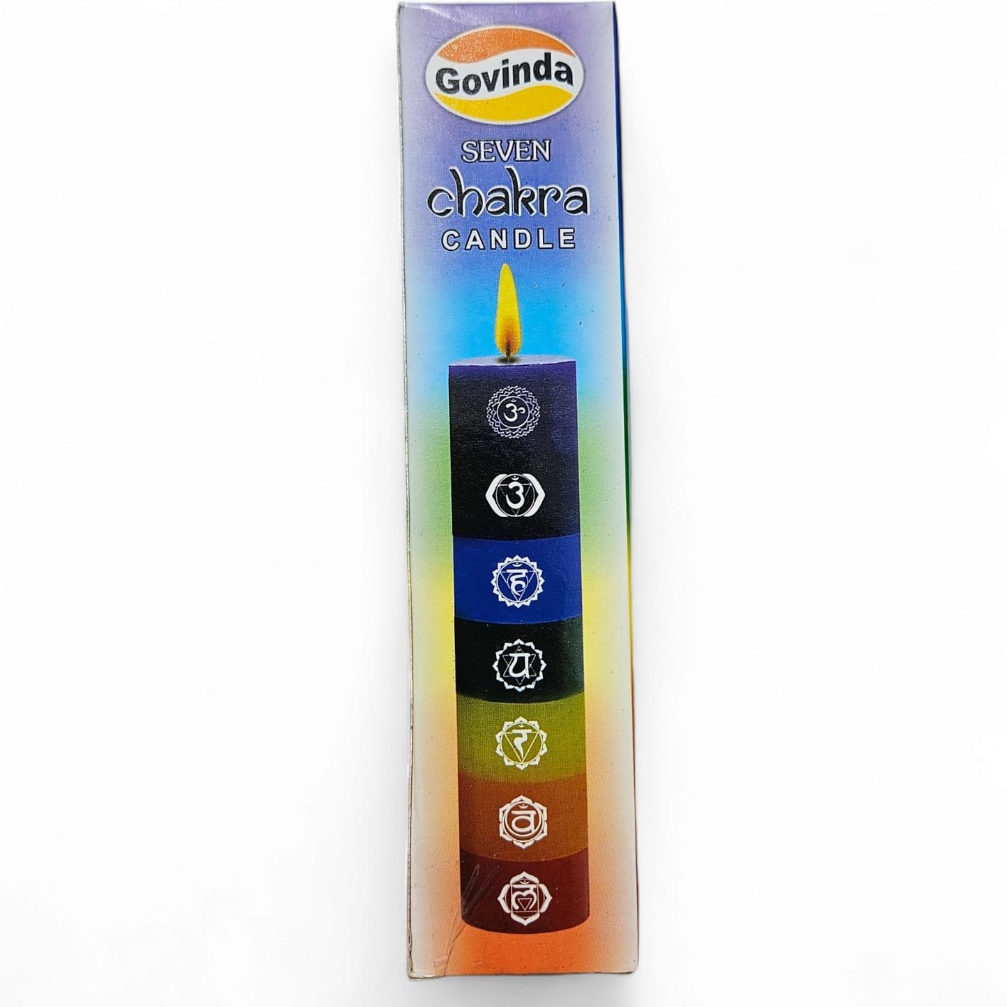 7 Chakra Candle – Multi-Color Layered Spiritual Candle for