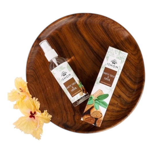 White Sage & Sandalwood Smudge Spray – 100 ML Smokeless