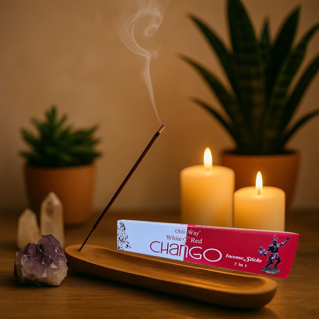 Chango White & Red Incense Sticks by Ohli-Way – 7-in-1