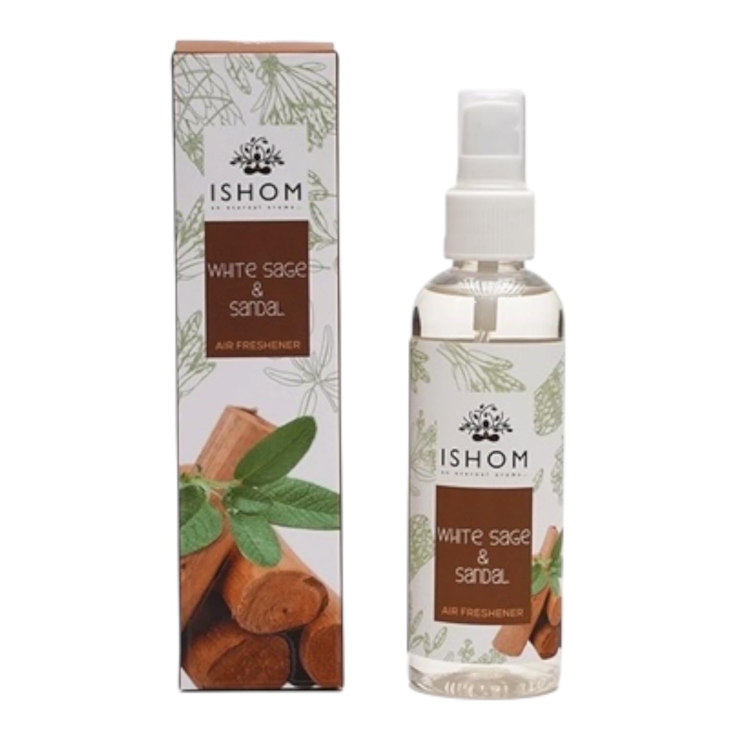 White Sage & Sandalwood Smudge Spray – 100 ML Smokeless