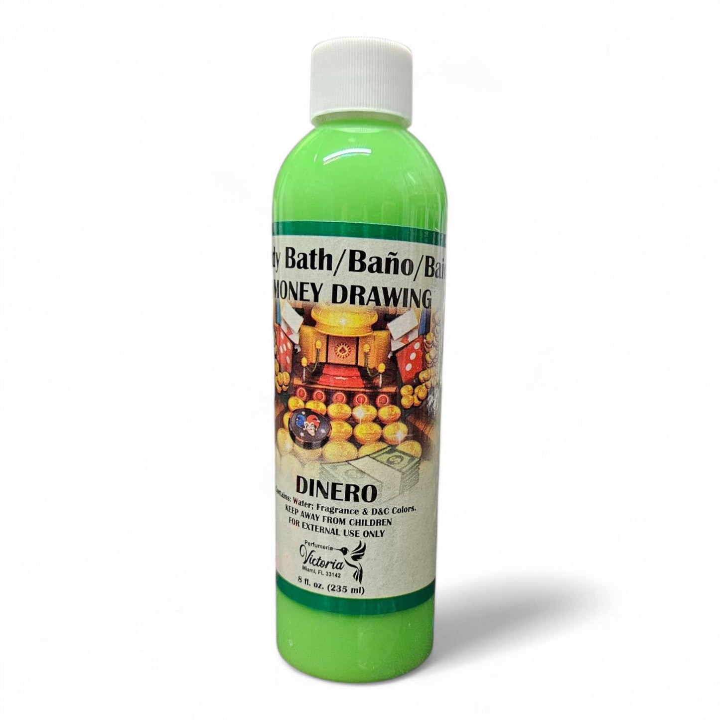 Money Drawing Spiritual Bath 8oz – Baño de Dinero by