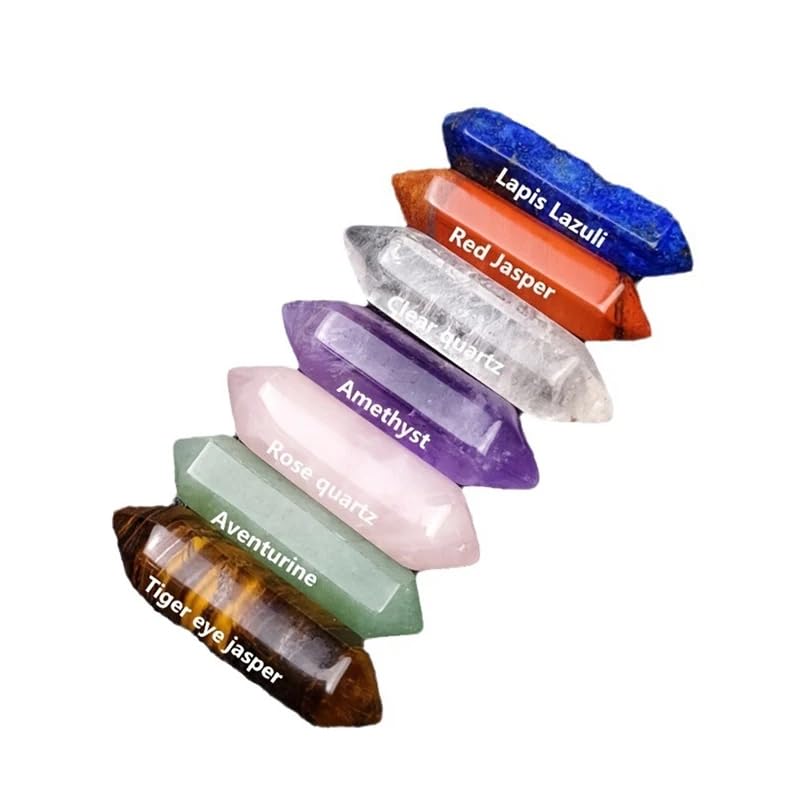 14 Pcs Chakra Stones and Crystals Point Collection