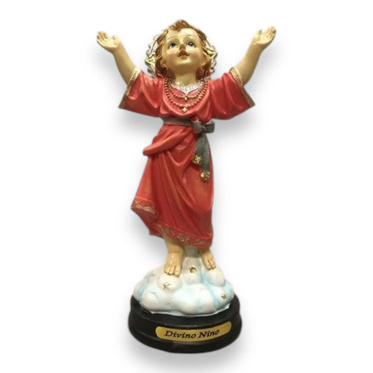 Divino Niño de Jesus, Divine Child Jesus 8" Resin Figurine