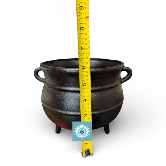 Oggun – Cast Iron Cauldron 7" for Witchcraft Rituals