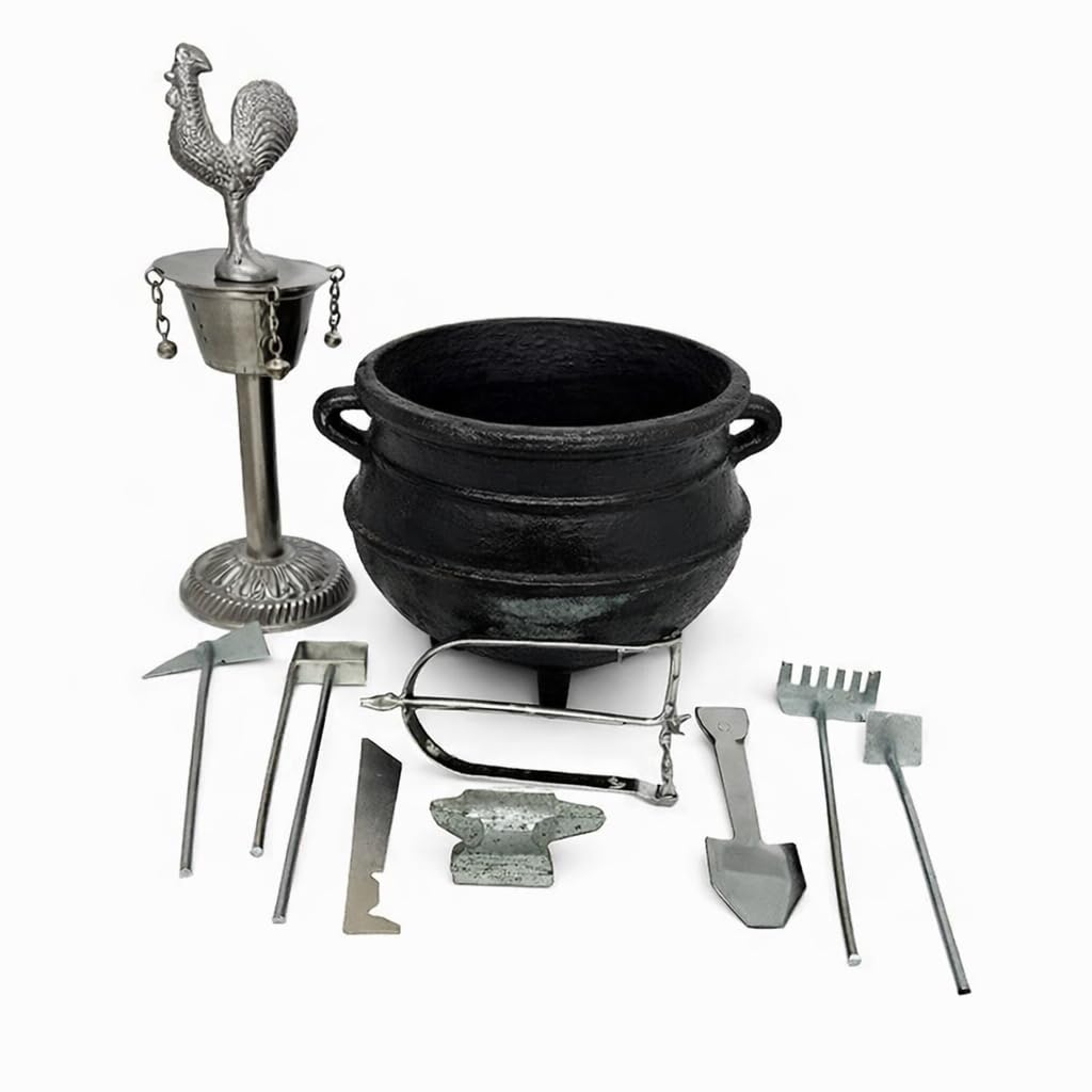 Oggun Set de Guerreros Caldero de  Ozun Herramientas de