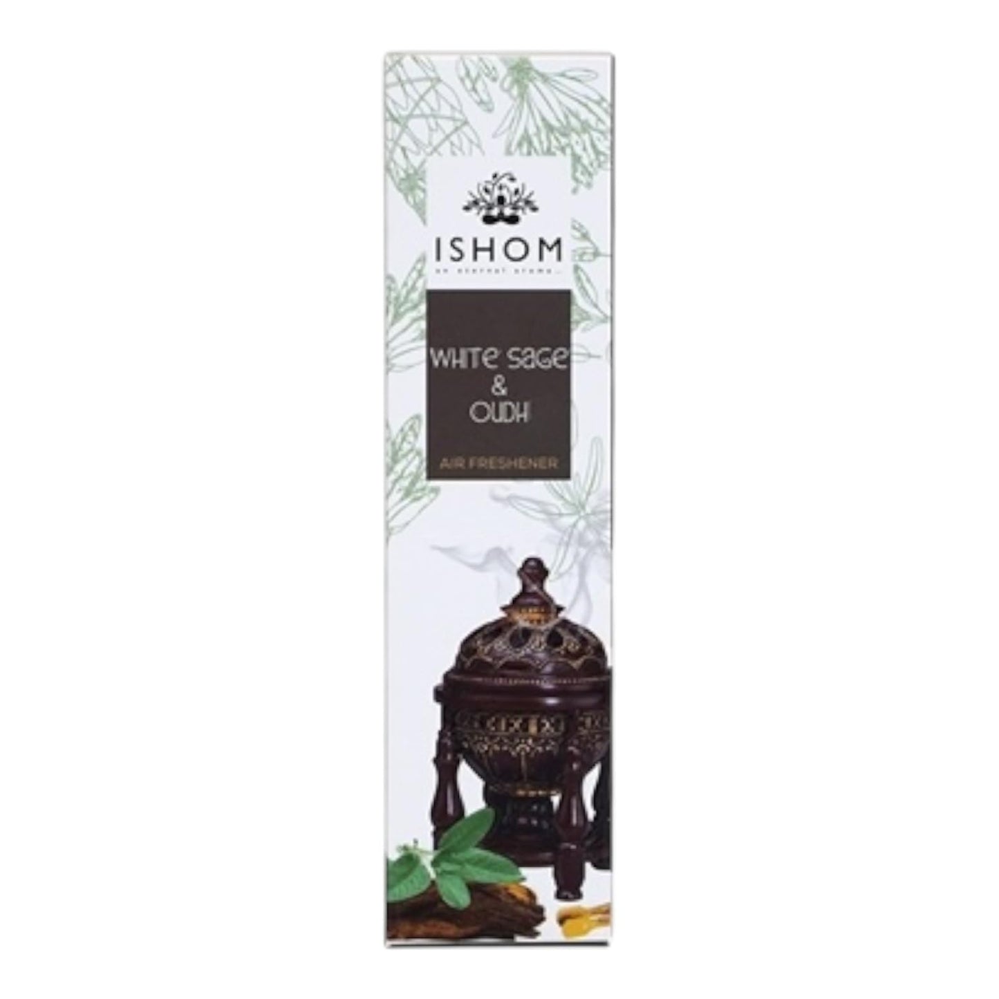 White Sage & Oudh Smudge Spray – 100 ML Smokeless Energy