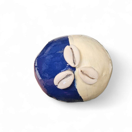 Yemaya Ritual Maraca – Handmade Shaker for Orisha, Santeria