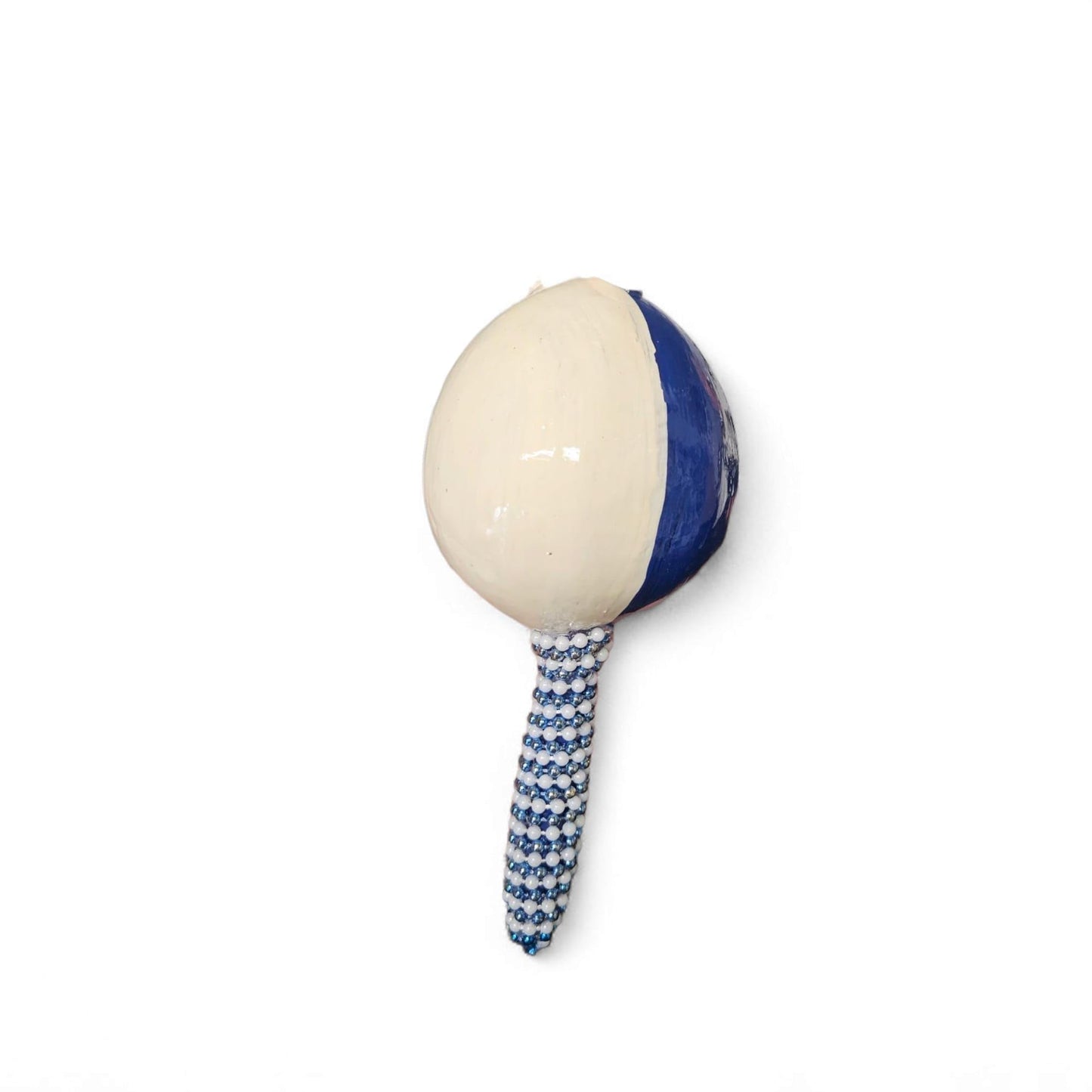 Yemaya Ritual Maraca – Handmade Shaker for Orisha, Santeria
