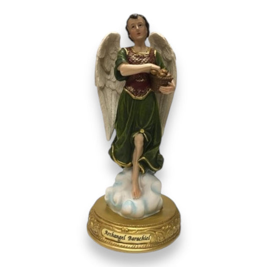 Saint Barachiel Archangel 12” Resin Figurine – Elegant