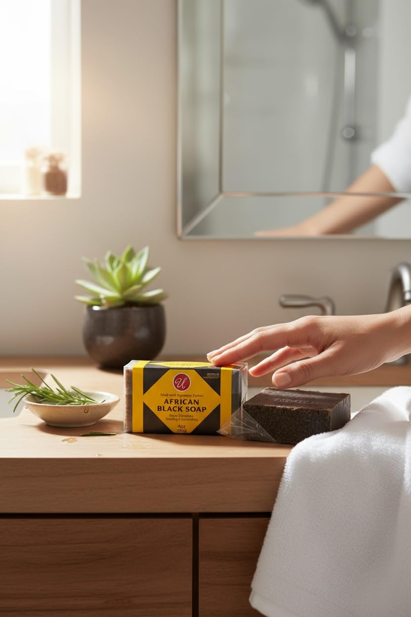 African Black Soap 3-Pack – Deep Cleansing, Healing &