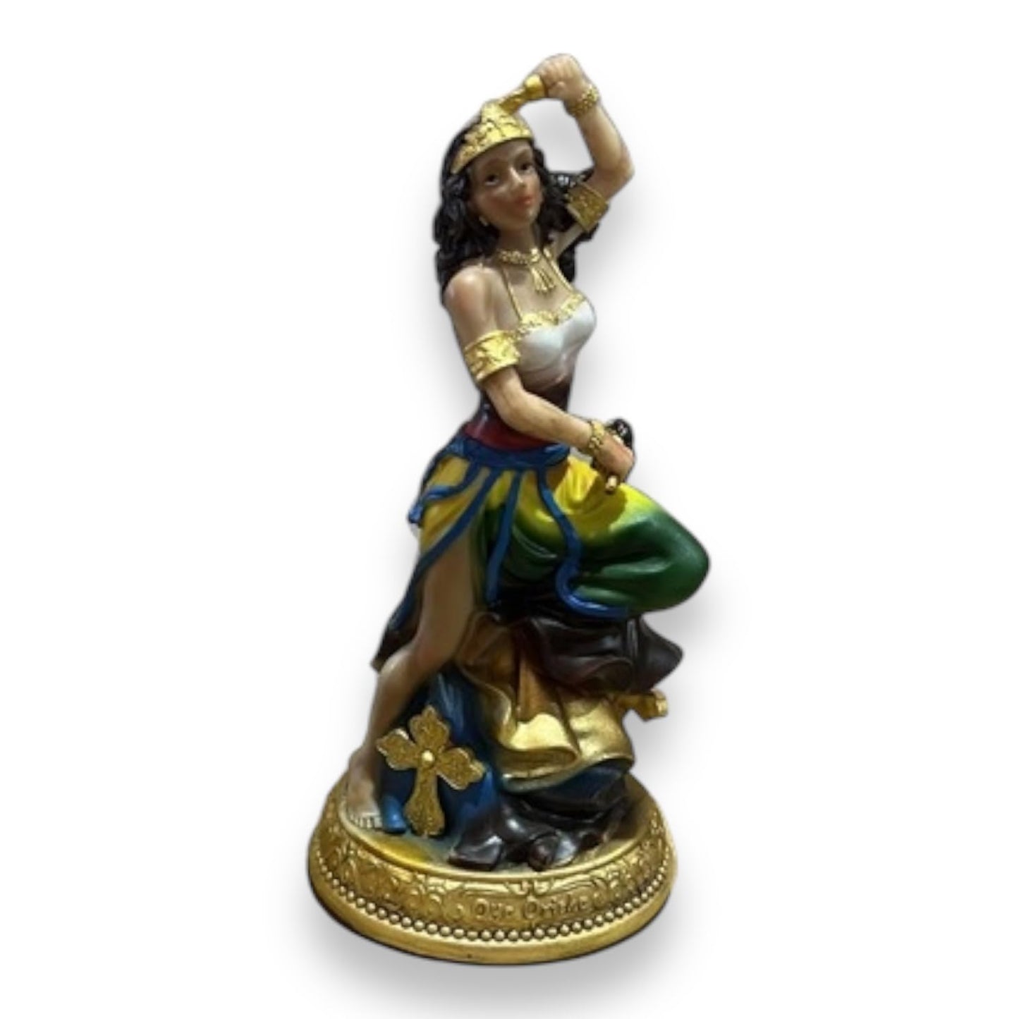 Oya Orisha 8" Resin Figurine – Spiritual Statue