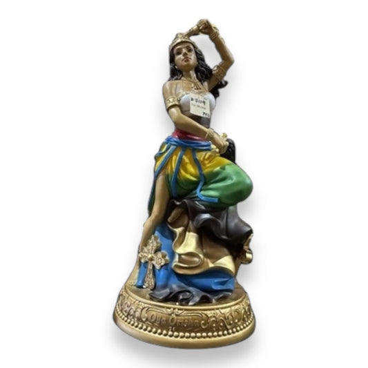 Oya Orisha 8" Resin Figurine – Spiritual Statue